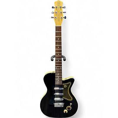Used Danelectro 56 U3 Reissue Piano Black Solid Body Electric Guitar