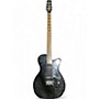 Used Danelectro 56 baritone 6 string black with silver flecks Baritone Guitars black with silver flecks