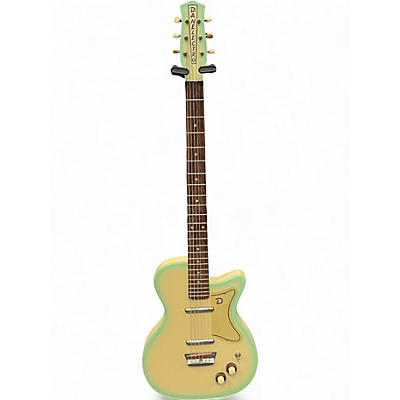 Used Danelectro 56 baritone Seafoam Green Solid Body Electric Guitar
