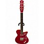 Used Danelectro '56D reissue red Burgundy Solid Body Electric Guitar Burgundy