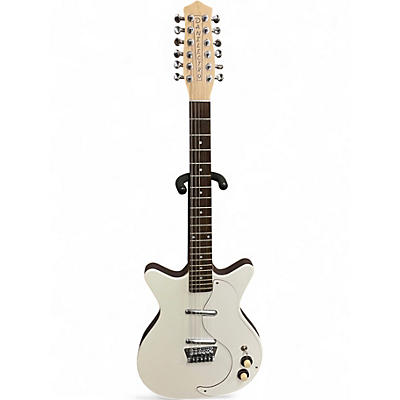 Used Danelectro 59 12 String White Solid Body Electric Guitar