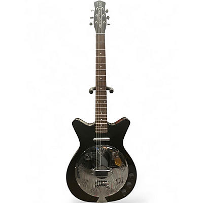 Used Danelectro 59 Acoustic/Electric Resonator Black Acoustic Electric Guitar
