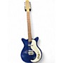 Used Danelectro 59 DC12 Metallic Blue Solid Body Electric Guitar Metallic Blue