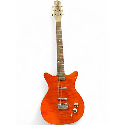 Used Danelectro 59 DIVINE Orange Solid Body Electric Guitar