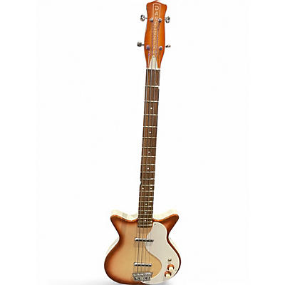 Used Danelectro 59 LONG SCALE BASS Rustic Burst Electric Bass Guitar