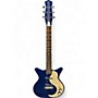 Used Danelectro 59 NOS 60th Anniversary Blue Metalflake Solid Body Electric Guitar Blue Metalflake