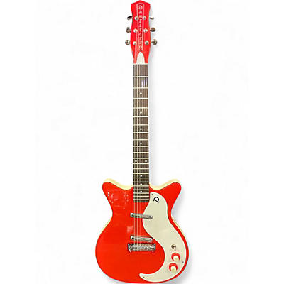 Used Danelectro 59 NOS+ Dakota Red Solid Body Electric Guitar