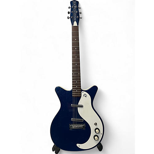 Danelectro Used Danelectro '59 NOS plus Blue Sparkle Solid Body Electric Guitar Blue Sparkle