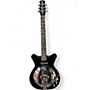 Used Danelectro '59 Resonator Black Acoustic Electric Guitar Black