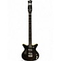 Used Danelectro '59 Short Scale Black Metalflake Electric Bass Guitar Black Metalflake