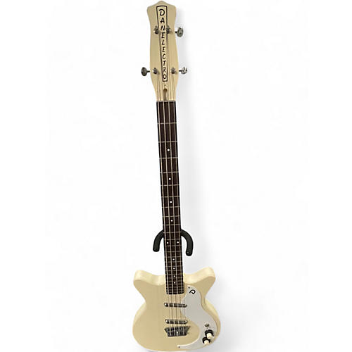 Danelectro Used Danelectro 59 Short Scale Vintage Cream Electric Bass Guitar Vintage Cream