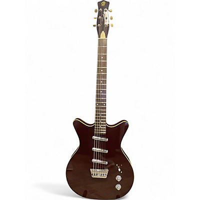 Used Danelectro '59 Triple Divine Burgundy Solid Body Electric Guitar