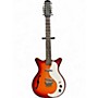 Used Danelectro 59 Vintage 12 string Cherry Sunburst Hollow Body Electric Guitar Cherry Sunburst