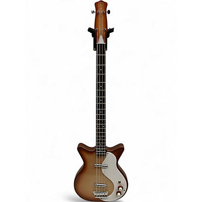 Used Danelectro 59DC Copper Burst Electric Bass Guitar