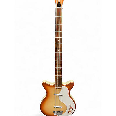 Used Danelectro 59DC Copperburst Electric Bass Guitar