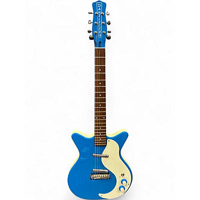 Used Danelectro 59M NOS Blue Solid Body Electric Guitar