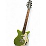 Used Danelectro 59M NOS+ GREEN Solid Body Electric Guitar GREEN