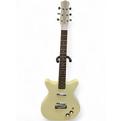 Used Danelectro 59M nos+ Antique White Solid Body Electric Guitar