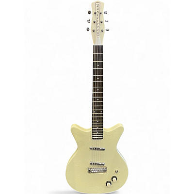 Used Danelectro 59M nos+ Antique White Solid Body Electric Guitar