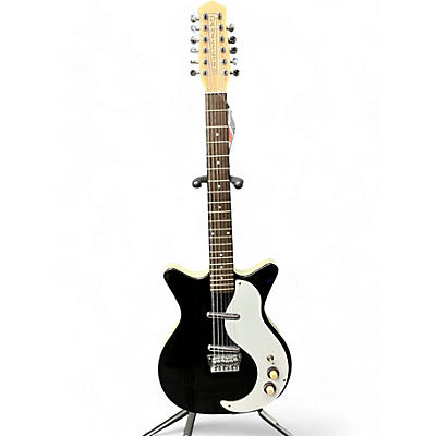 Danelectro Used Danelectro 59V2 Black And White Solid Body Electric Guitar