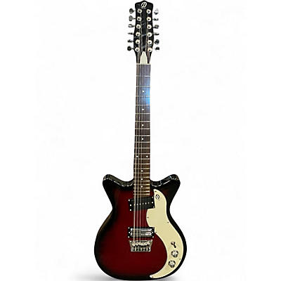 Used Danelectro 59X12 12 STRING ELECTRIC GUITAR 2 Tone Sunburst Solid Body Electric Guitar