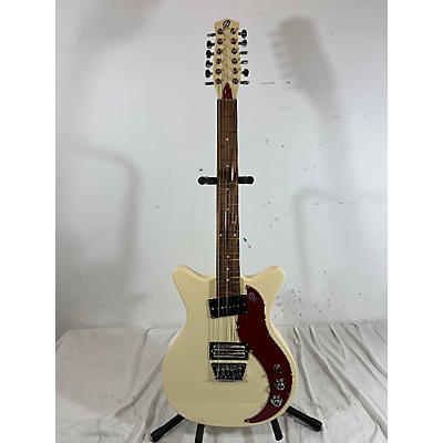 Danelectro Used Danelectro 59X12 Cream Solid Body Electric Guitar