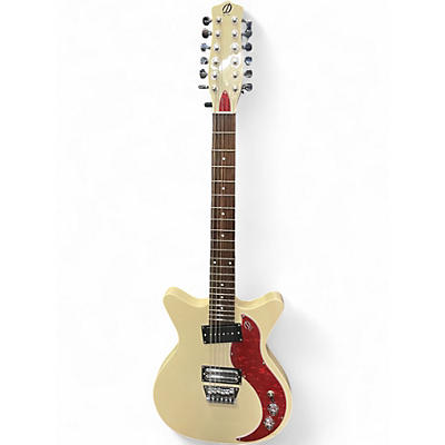 Used Danelectro 59X12 Olympic White Solid Body Electric Guitar