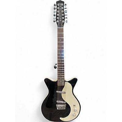 Used Danelectro 59m 12-String Black Hollow Body Electric Guitar