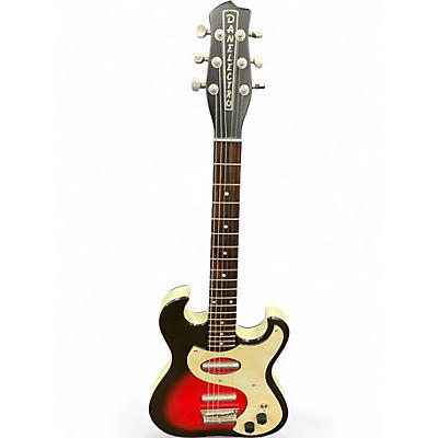 Used Danelectro 63 Candy Red Burst Solid Body Electric Guitar