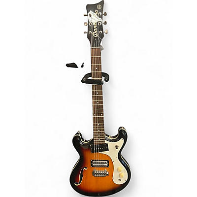 Used Danelectro 66 SUNBURST Hollow Body Electric Guitar