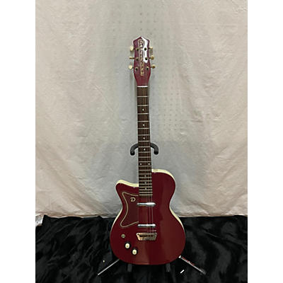 Danelectro Used Danelectro 66U2 Wine Red Solid Body Electric Guitar