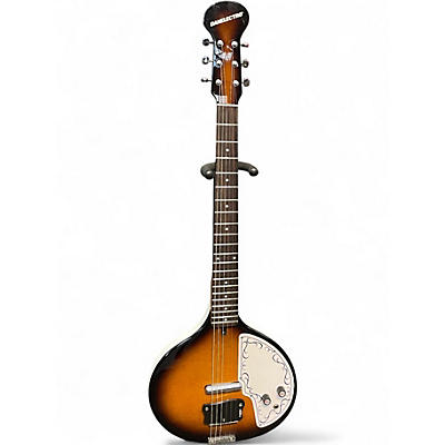 Used Danelectro BABY SITAR BROWN BURST Solid Body Electric Guitar