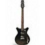 Used Danelectro BLACKOUT 59 BLACK METAL FLAKE Solid Body Electric Guitar BLACK METAL FLAKE