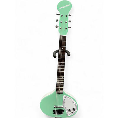 Used Danelectro Baby Sitar Seafoam Green Solid Body Electric Guitar