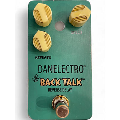 Used Danelectro Back Talk Reverse Delay Effect Pedal