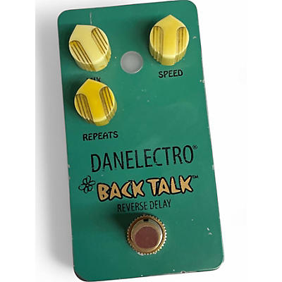 Used Danelectro Back Talk Reverse Delay Effect Pedal