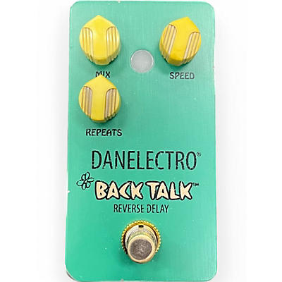 Used Danelectro Back Talk Reverse Delay Effect Pedal