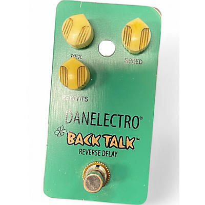 Used Danelectro Back Talk Reverse Delay Effect Pedal