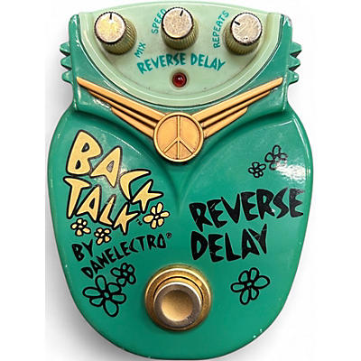 Used Danelectro Back Talk Reverse Delay Effect Pedal