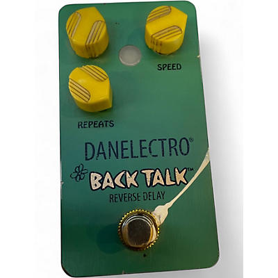 Used Danelectro Back Talk Reverse Delay Effect Pedal