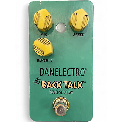 Used Danelectro Back Talk Reverse Delay Effect Pedal