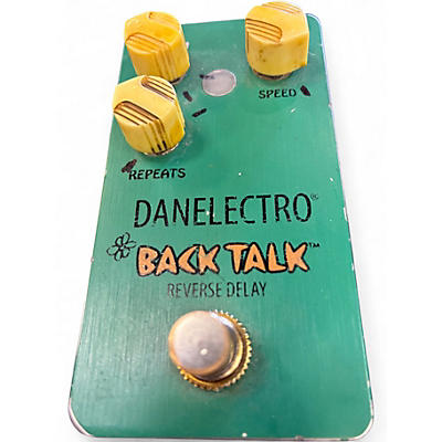 Used Danelectro Back Talk Reverse Delay Effect Pedal