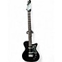 Used Danelectro Baritone Black Hollow Body Electric Guitar Black