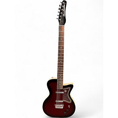 Used Danelectro Baritone Black Solid Body Electric Guitar