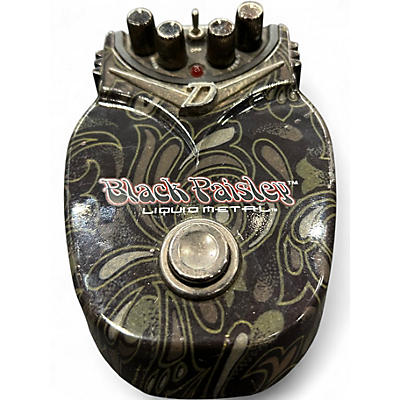 Used Danelectro Black Paisley Liquid Metal Effect Pedal