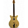 Used Danelectro Convertible Antique White Acoustic Electric Guitar Antique White