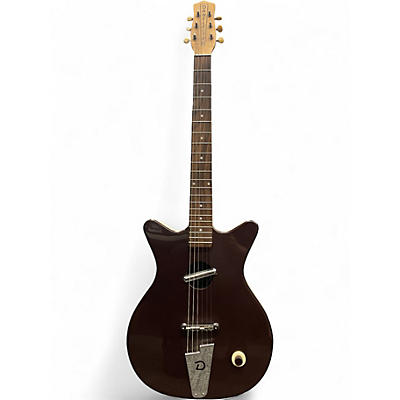 Used Danelectro Convertible Burgundy Acoustic Electric Guitar