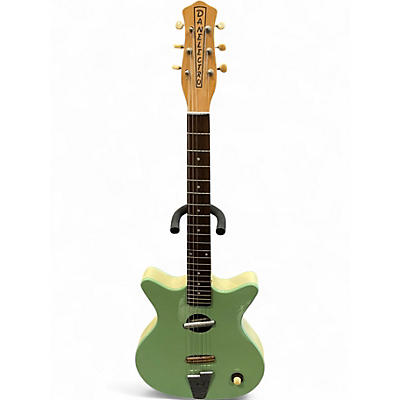 Used Danelectro Convertible Seafoam Green Acoustic Electric Guitar