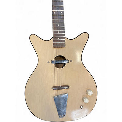 Used Danelectro Convertible Thin Line Natural Hollow Body Electric Guitar