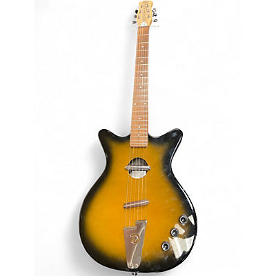 Used Danelectro Convertible Tobacco Burst Acoustic Electric Guitar